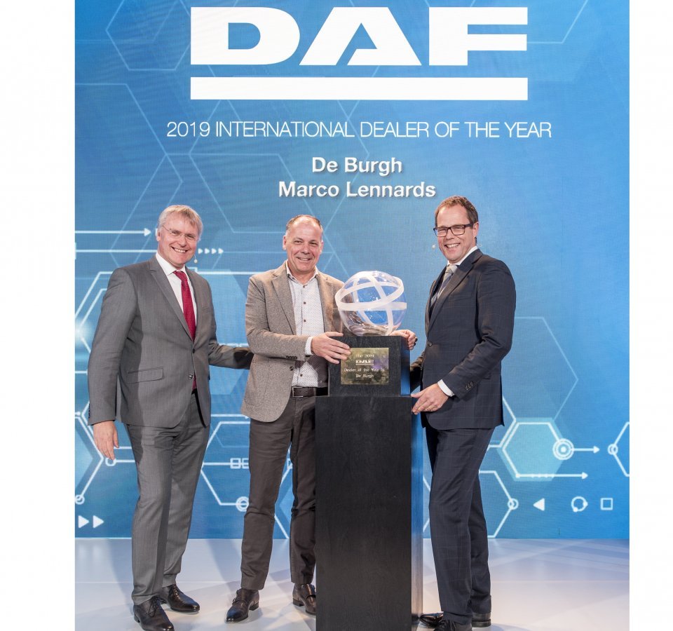 DAF names 2019 International Dealers of the Year